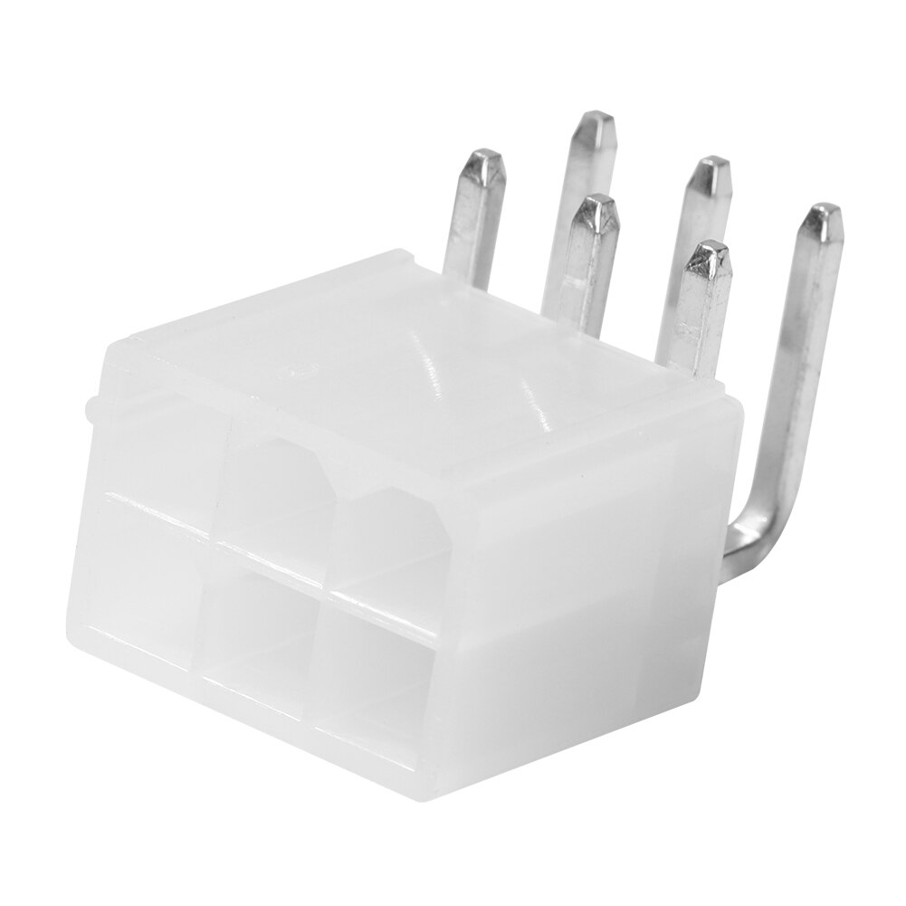 10pcs 6 Pin Power Connector Replacement Power Supply Male Header Accessories for BTC Mining Male Header