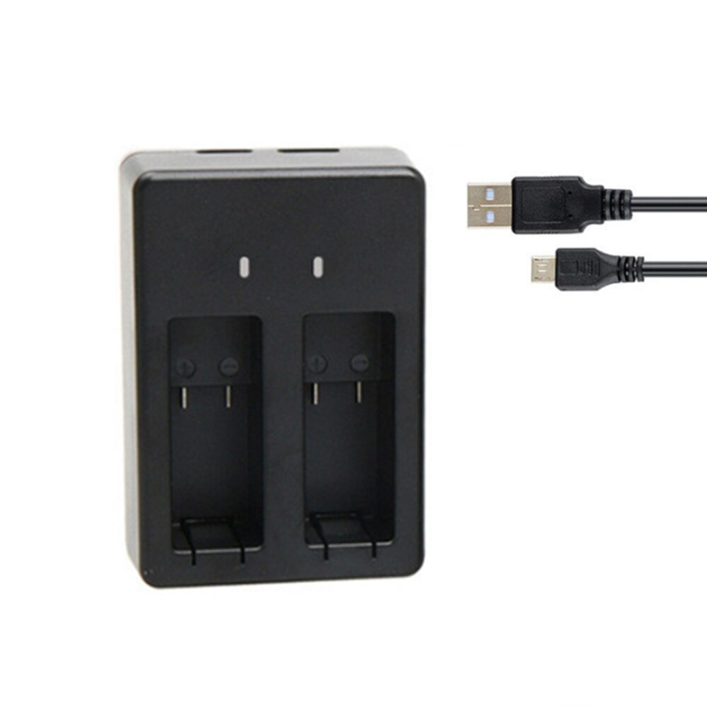 Cargador de batería para cámara de acción deportiva para GoPro Hero 5/6, Cable de estación de carga con dos baterías, para Go Pro Cam Hero 5/6