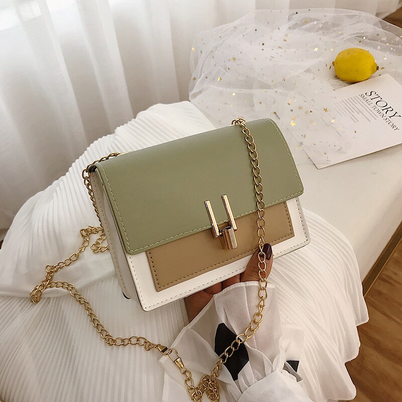 Women Bag Over The Shoulder Small Flap Crossbody Bags Messenger Bag for Girl Handbag Ladies Phone Purse Bolso Mujer: Green