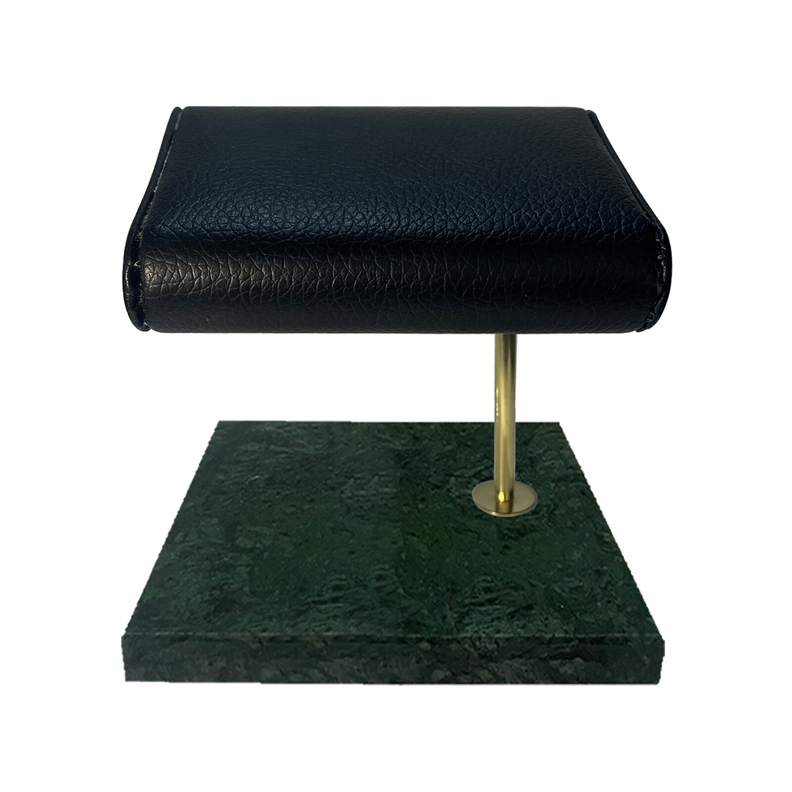 PU Leather Marble Watch Stand Holder Bracelet Bangles Watch Placement T-Bar Rack Jewelry Hard Display Stand Storage Holder: green S