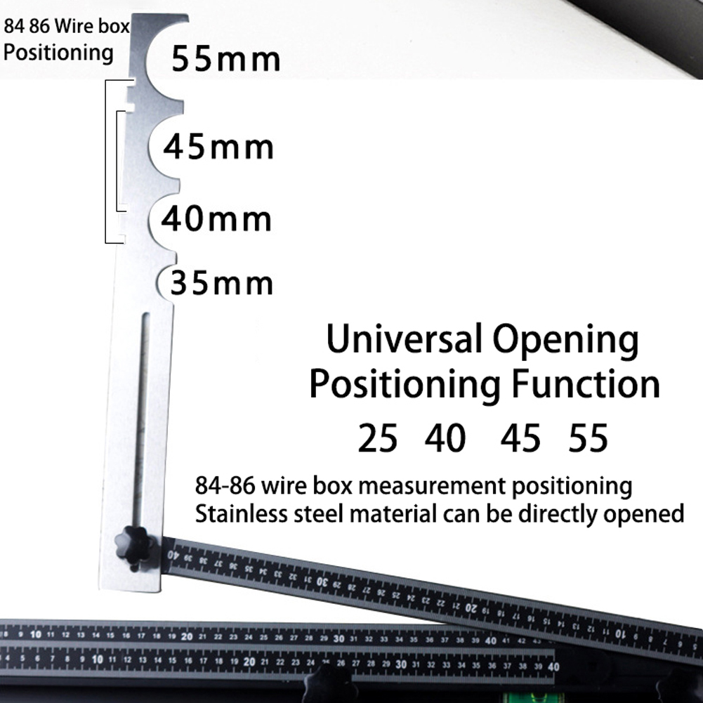 Cutting Tool Multifunction Positioning Special-shaped Measuring Ruler Ceramic Tile Paper Cutting Dependent Tool Tile 80/120 cm