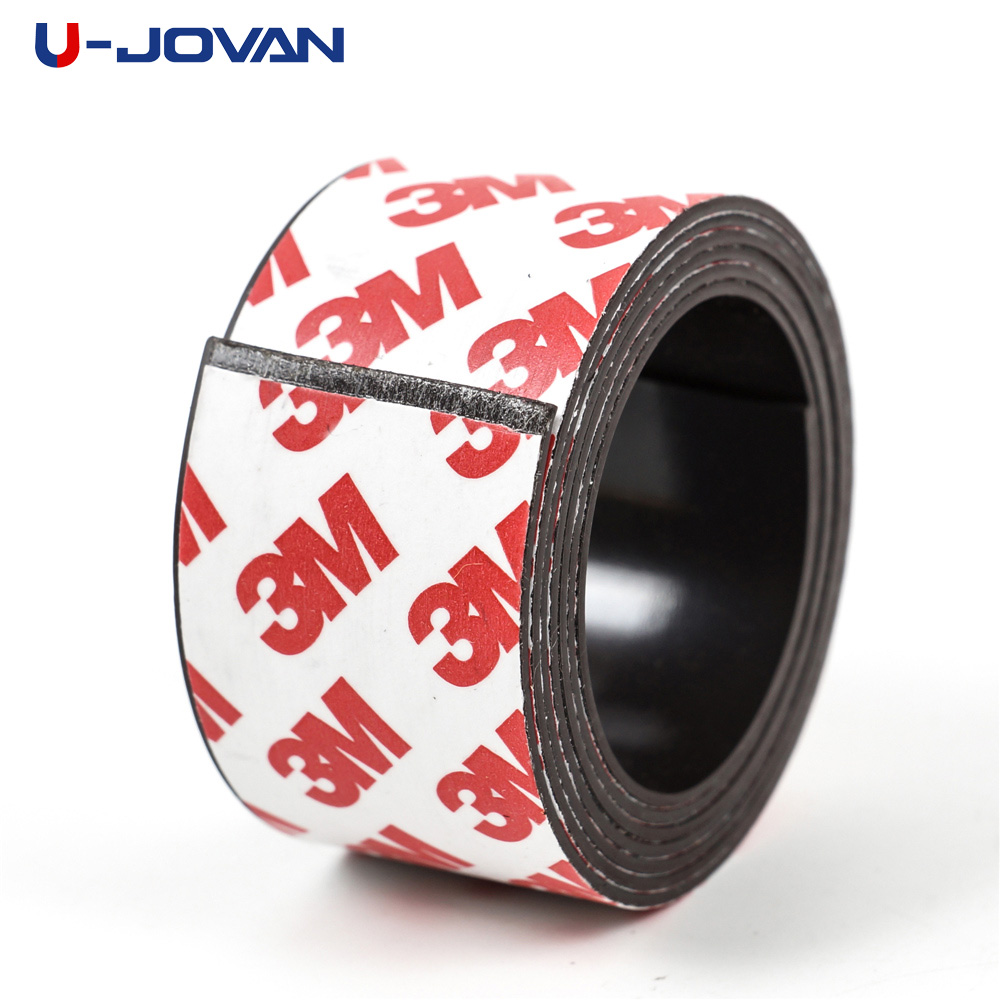 1 Meter 30*1mm zelfklevende Flexibele Magnetische Strip Rubber Magneet Tape breedte 30mm dikte 1mm