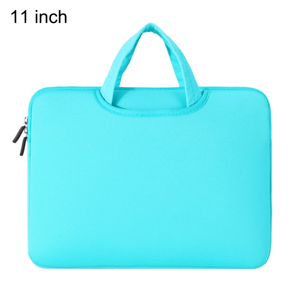 Buiten 11 inch laptoptas beschermhoes nylon voor macbook air pro schokbestendig en slijtvast laptophoes: Hemelsblauw