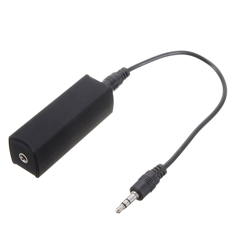 1pc 3.5mm Aux Audio Noise Filter Ground Loop Isolator Eliminate Car Electrical Noise For Car Home Stereo Speaker