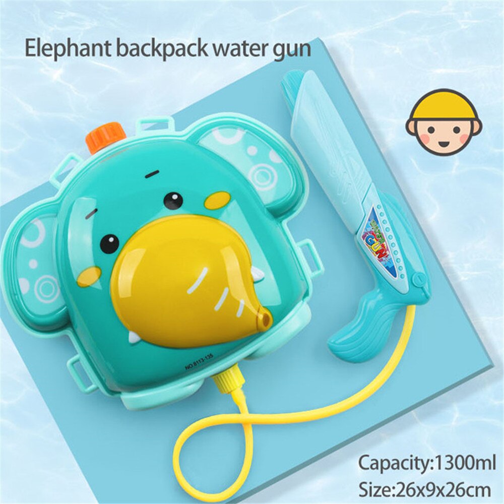 Wasser Pistole Tasche Sommer Wasser Spielzeug Pumpe Spritzgerät Spielzeug Für freundlicher Sommer Schwimmbecken Spielzeug Baby draussen Sport Spiel Strand Wasser Pistole: Elefant