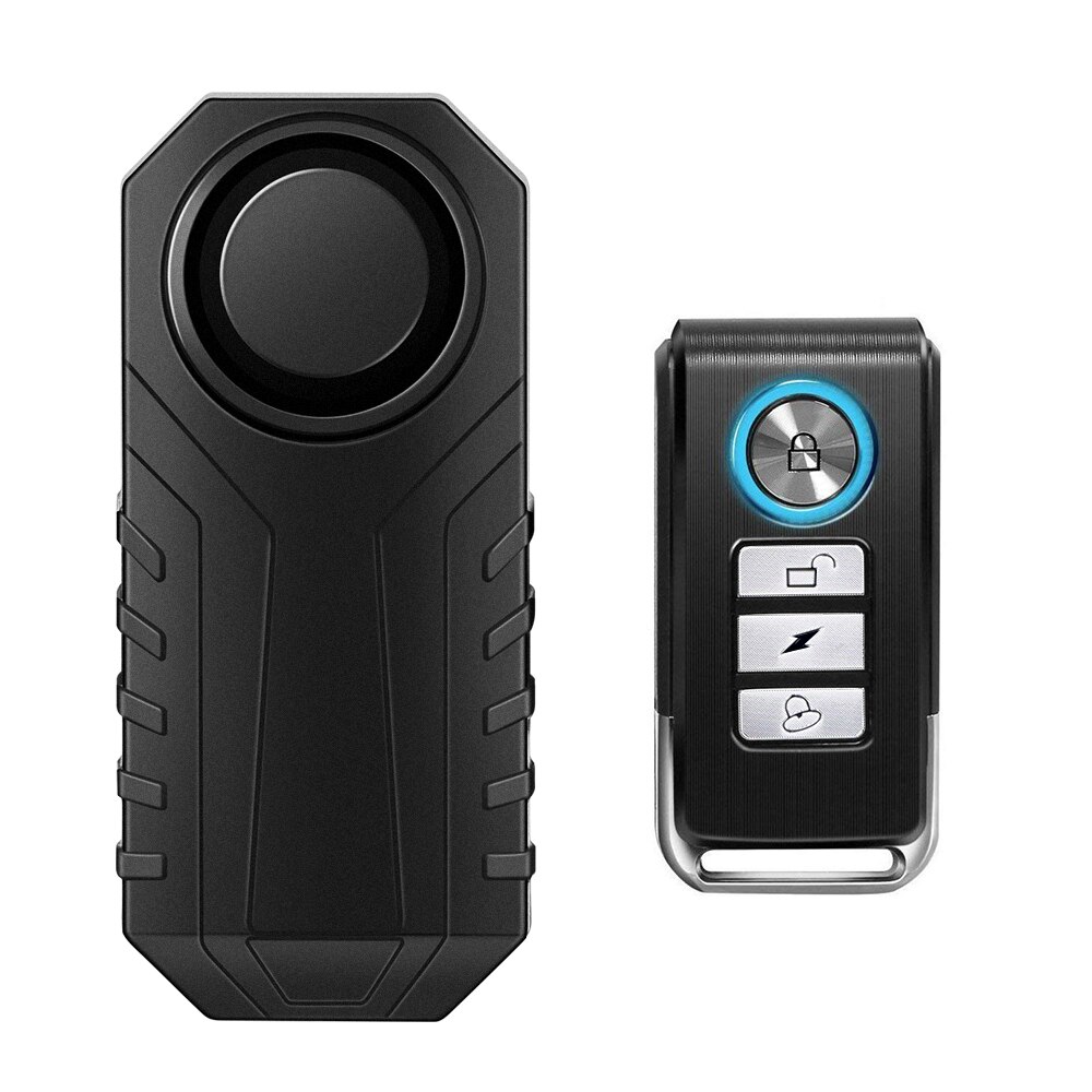 Elecpow Anti-Theft Vibration Bicycle Alarm Remote Control 113dB Loud Alarm Sensor Wireless Waterproof Bike Motorcycle Security: A