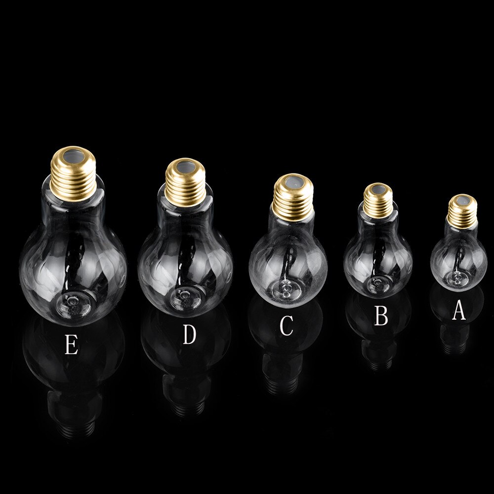 Glödlampa halm mugg individuell juice cola kopp glödlampa form genomskinlig mugg med halm boll kopp student