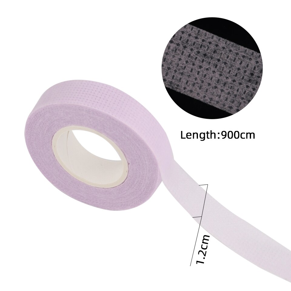 Draagbare Transparante Acryl Wimper Tape Cutter Kleurrijke Cutter Pe Medische Tapes Adhesive Roterende Tape Houder Wimper Gereedschappen: Purple Tape