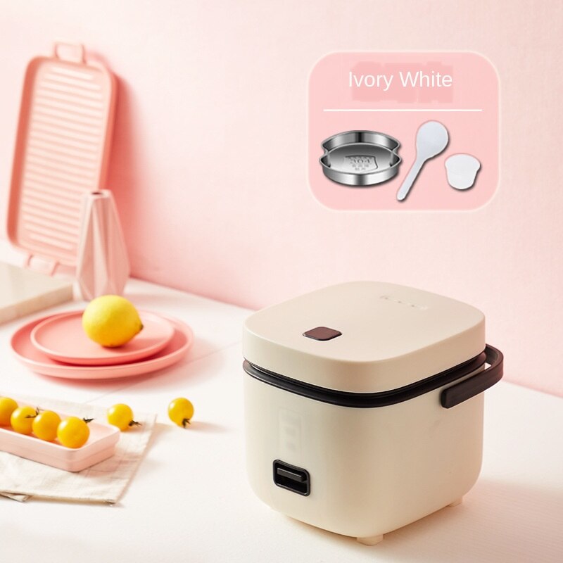 Electric Cooker Household Mini Smart Small Electric Cooker Small Multi-Function Cooking Automatic: White