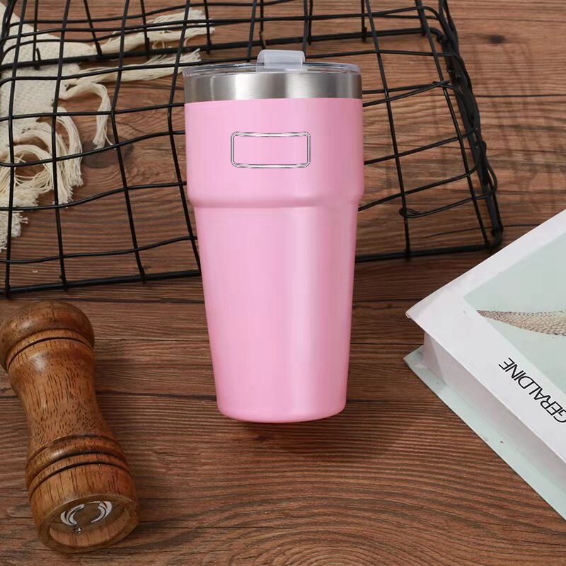 16oz 26oz Stackable Cup Travel Tumbler Stainless Steel Yety Termo Double Wall Insulated Coffee Termo Caneca Termica Water bottle: 16oz / 5