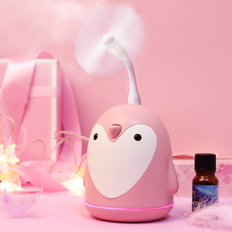 220ml Aroma Luftbefeuchter Nette Pinguin USB Luft Diffusor Für Heimat Sekretariat Auto Nebel Hersteller Ätherisches Öl Diffusor