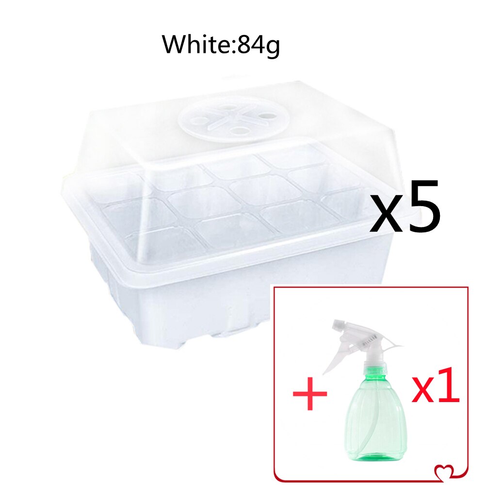 6 Packs Bonsai Training Potten met Dienblad, Plastic Bonsai Planten Groeiende Pot, Zaailingpotten Sappige Plantenpot voor Tuin Binnenplaats Woonkamer Balkon (Plein