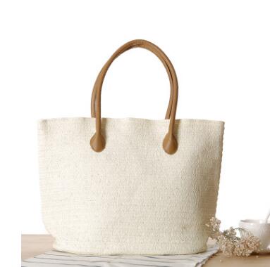 Simple Retro Handmade Aquatic Straw Woven Handmade Bag