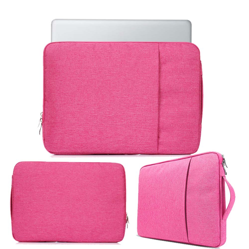 Waterproof Zipper Laptop Bag for Apple Macbook Air 11&quot;/Macbook 12&quot;/Air 13&quot;/Pro 13&quot;/Pro 15&quot;/White 13&quot;/Pro 16 Inch Laptop Handbag: pink / Old macbook white 13