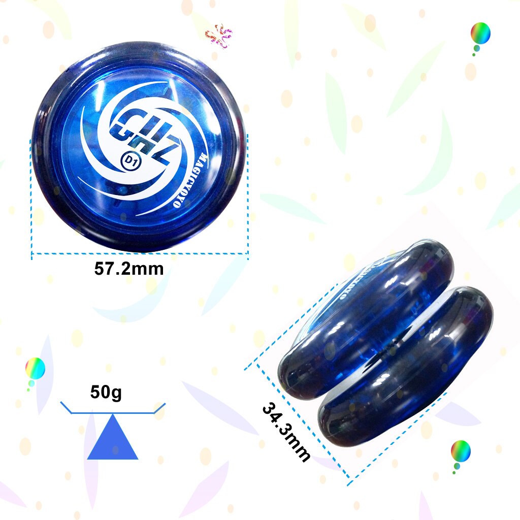 Ghost Hand Responsive Pro Ebene D1 Grundlegende 2A Kugellager Yoyo für Kinder Erwachsene String Trick Looping Play Indoor Outdoor spielen