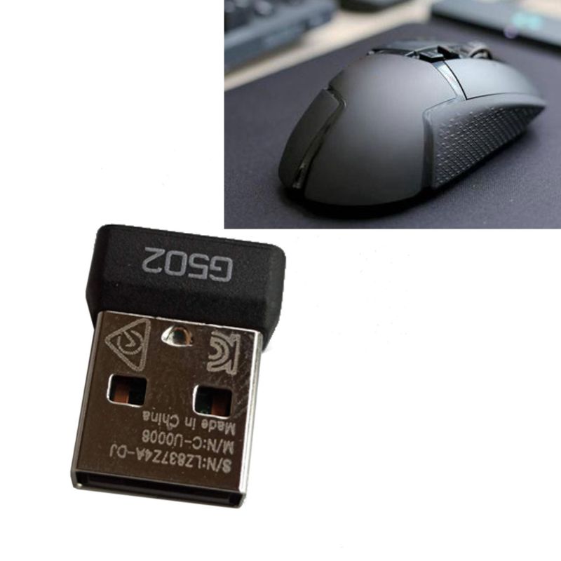 Usb Receiver Wireless Dongle Adapter for logitech G502 LIGHTSPEED Wireless Mouse R2JB