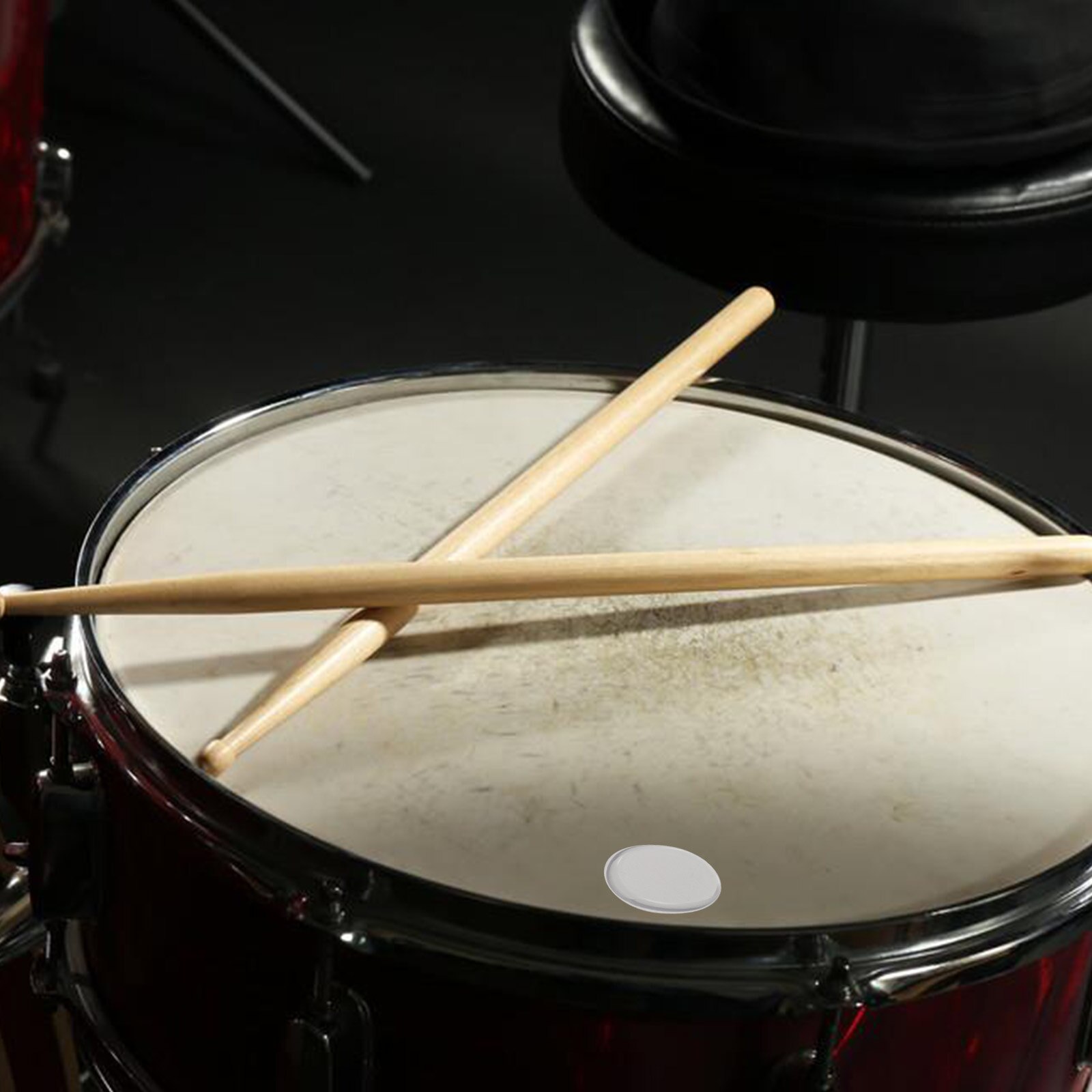 12 Pcs Nuttig Zelfklevende Demping Pads Dempers Benodigdheden Voor Drums Snare Drum