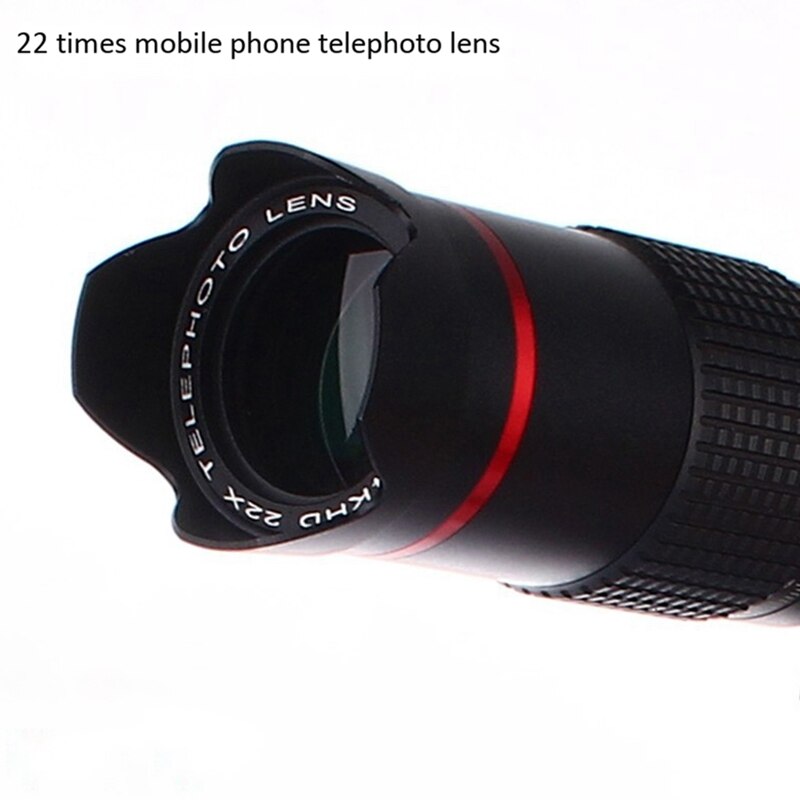 Top22X High-Definition Mobiele Telefoon Telescoop Telelens, Geschikt Voor De Meeste Mobiele Telefoons