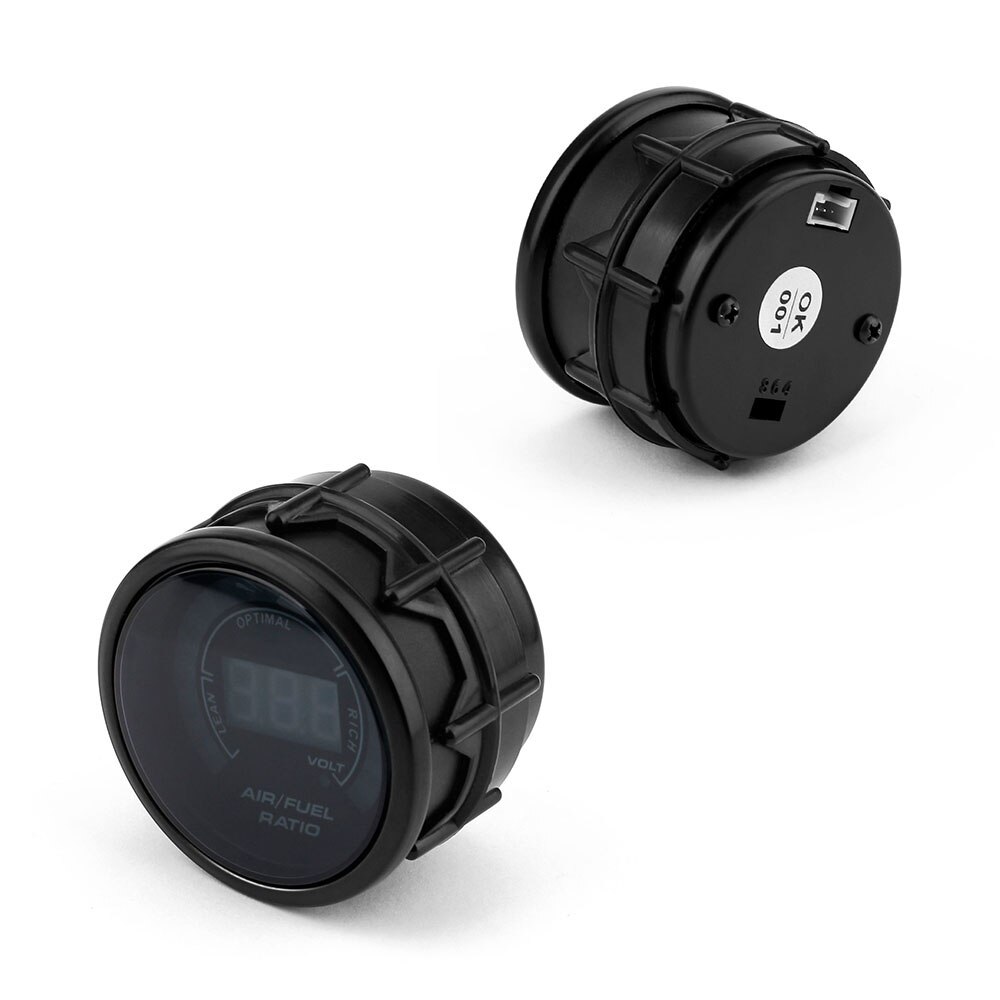 52mm Auto Luft Kraftstoff Verhältnis Messgerät Elektrische Digital Luft Kraftstoff Verhältnis Meter Schmalband Smoken Objektiv Auto Messgerät