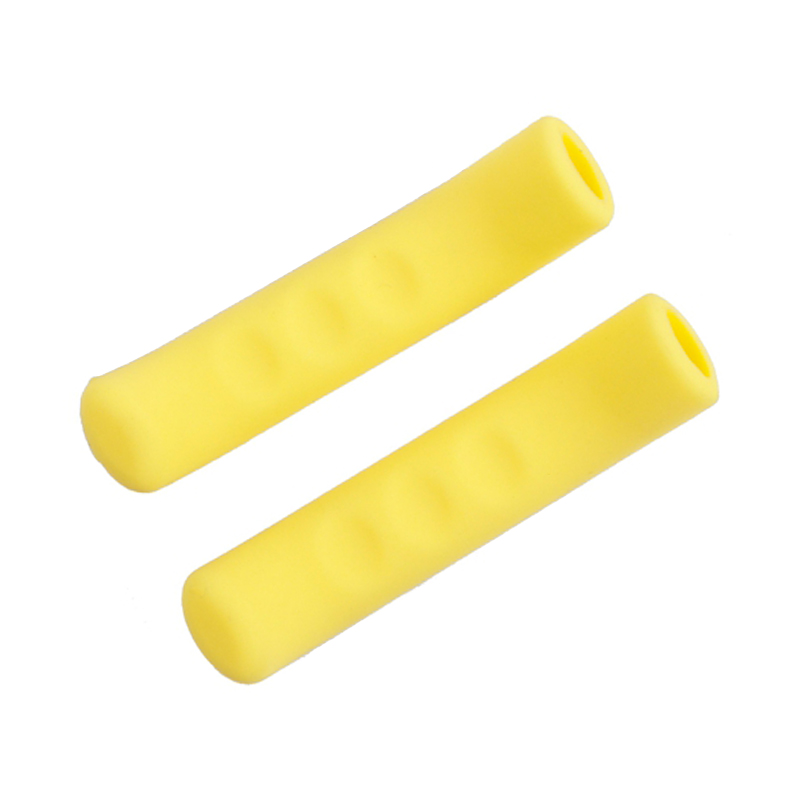 Housse de Protection universelle en Gel de silice, pour poignée de frein de vélo, vtt, cyclisme sur route, équipement fixe: Yellow