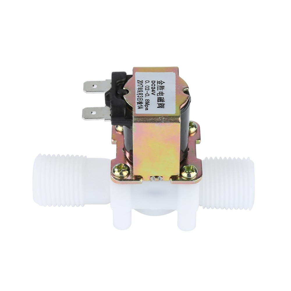 Válvula Solenoide eléctrica de plástico Universal, interruptor de controlador de presión Nominal normalmente cerrado, 12V/24V, 1/2 &quot;N/C