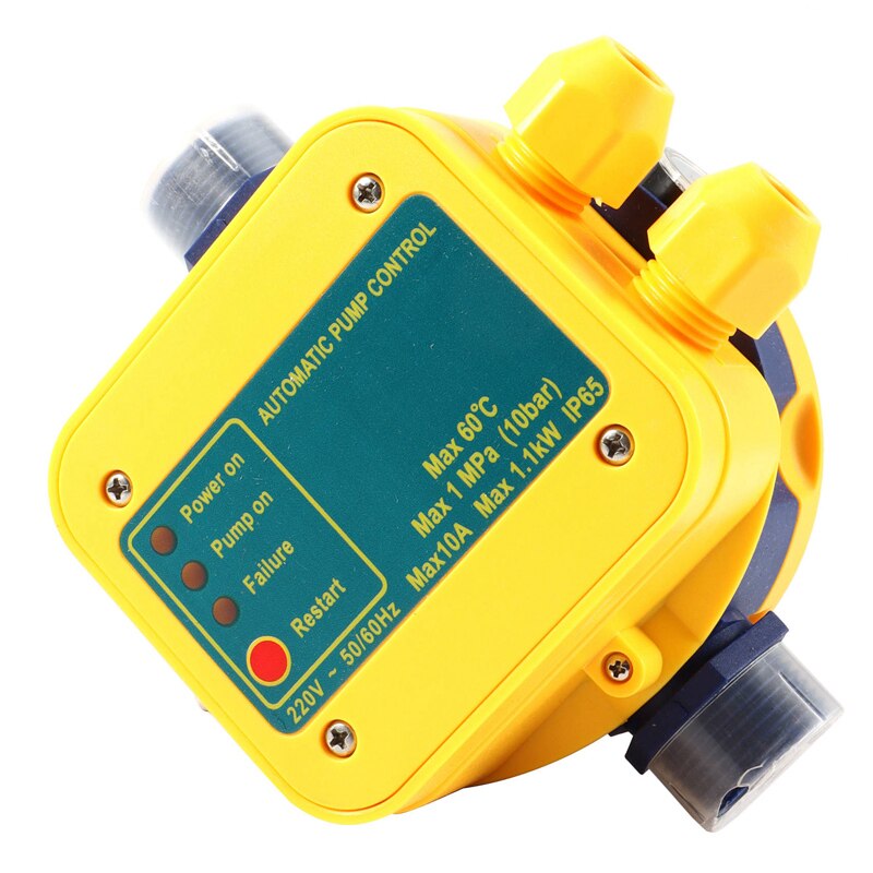 Automatic Water Pump Pressure Switch Electric Controller With Gauge Home Accessories