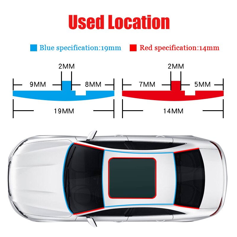 Auto raamrand voorruit dak afdichtingsstrips voor kia rio  k2 3 armsteun ceed sportage sorento cerato soul picanto optima  k3