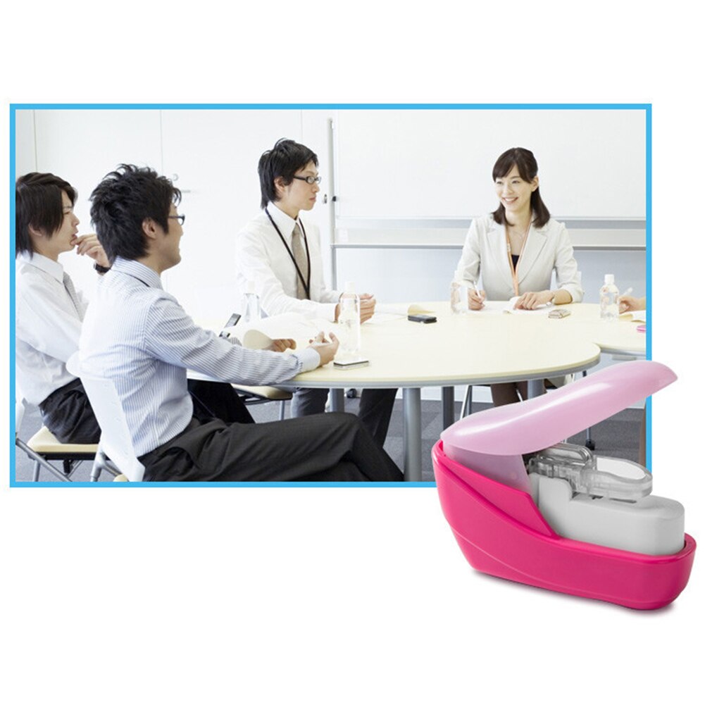 Book Stapler No Nails Stapling Machine Mini Cute No Staples required Stapleless Stapler Paper Stapling Stapler Stationery