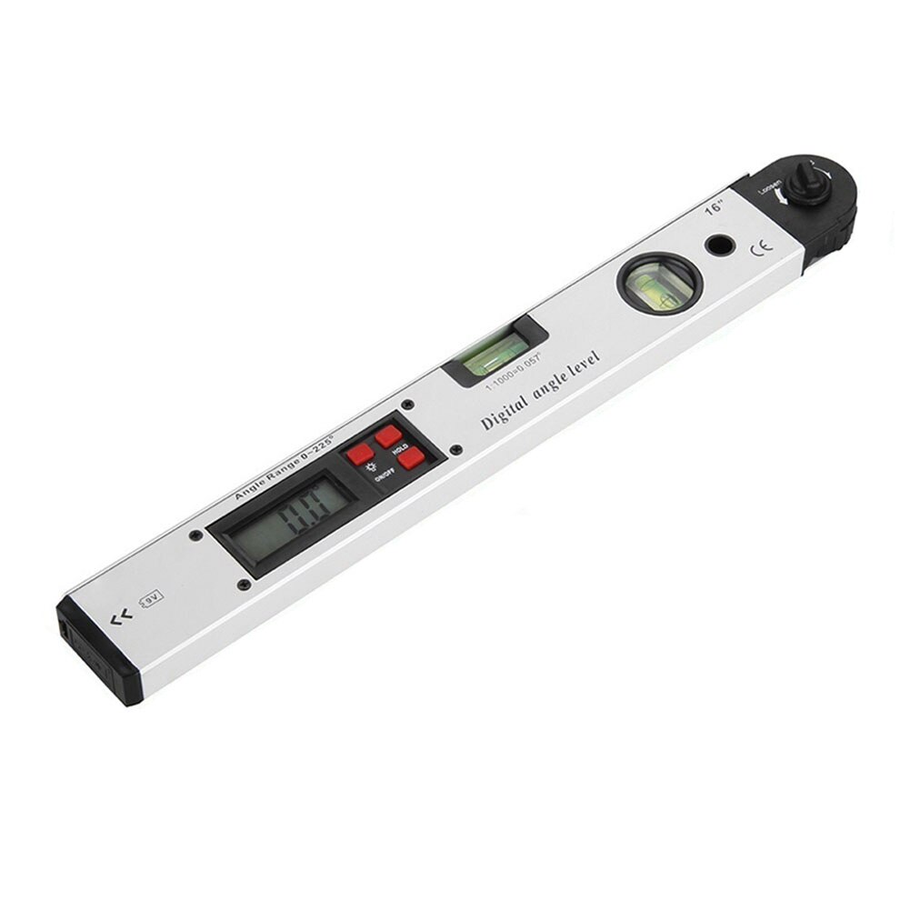 400mm Slope Tool Angle Level Digital Goniometer Measuring LCD Display Battery Powered Accurate With Magnetic Base
