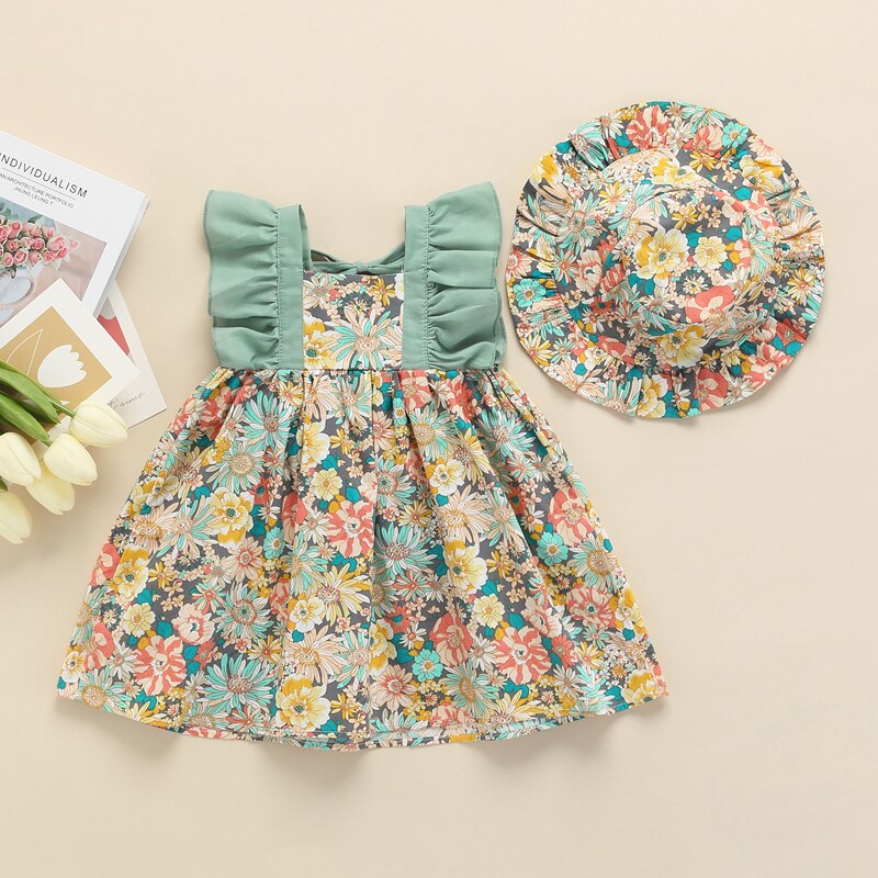 Ensemble Bébé Fille 12 Mois - Robe Et Pantalon - Multicolore - Neuf Avec étiquettes