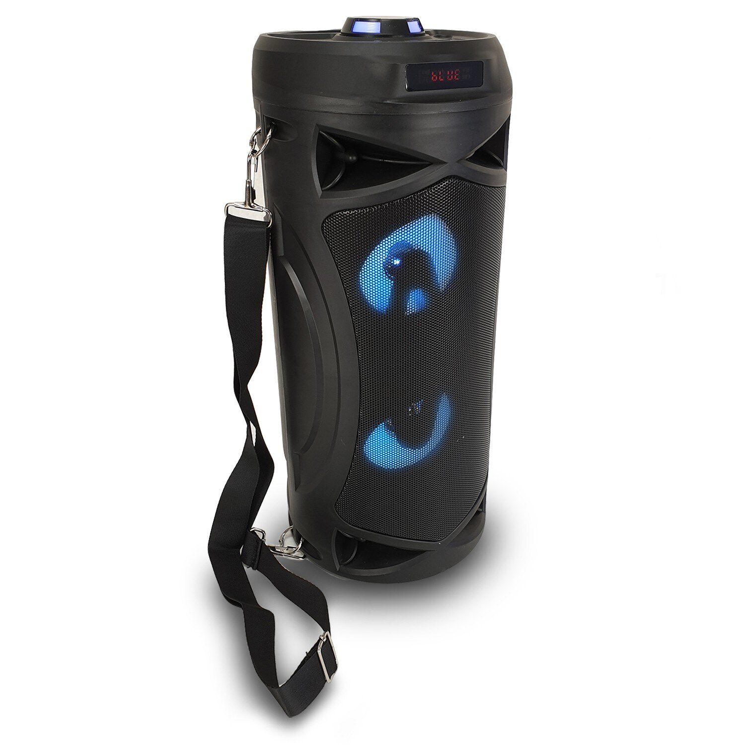 Tragbarer Party-lautsprecher mit LED-anzeige, usb/sd/bt-anschluss
