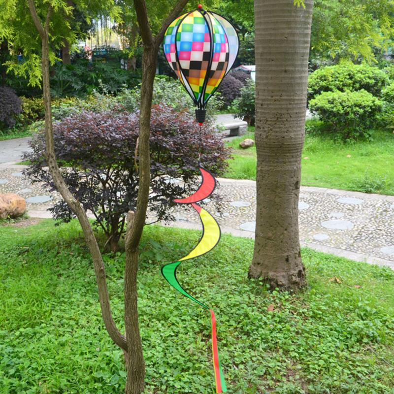 1PC Gestreepte Air Ballon Voor Kinderen Speelgoed Willekeurige Kleur Wind Spinner #0705