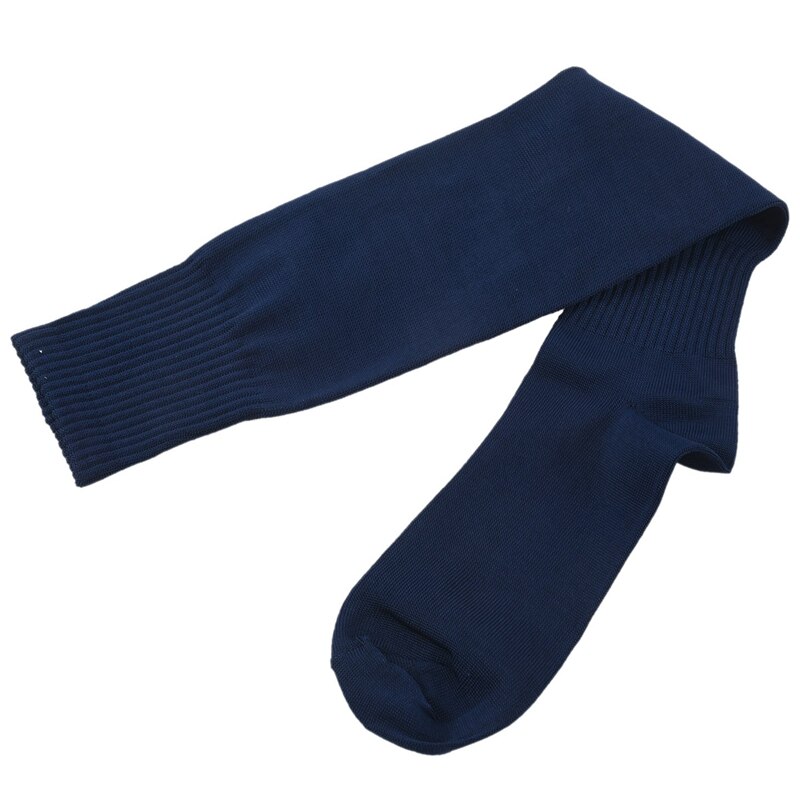 Calcetines altos deportivos para hombre, medias largas de béisbol, Hockey y fútbol, Color Azul Marino