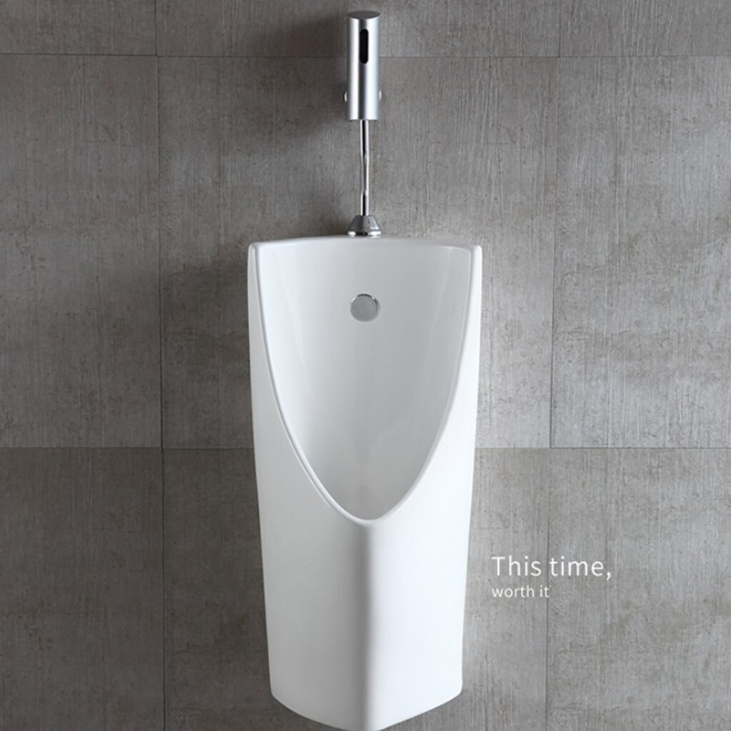 Battery Operated Automatic Toilet Urinal Flush Sensor Auto Stool Flush Valve Surface Mounted
