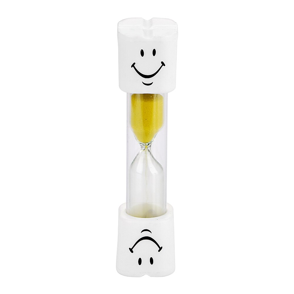 Set van 4 Kinder Tandenborstel Zandlopers - 2 Minuten Smiley