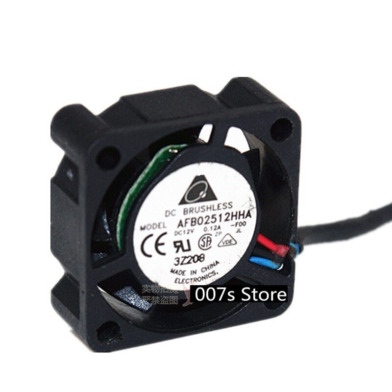 Ventola di raffreddamento del radiatore per DELTA 2510 DC 12V 0.12A AFB02512HHA 25*25*10mm 20CM (linea) 3pin doppio cuscinetto a sfere