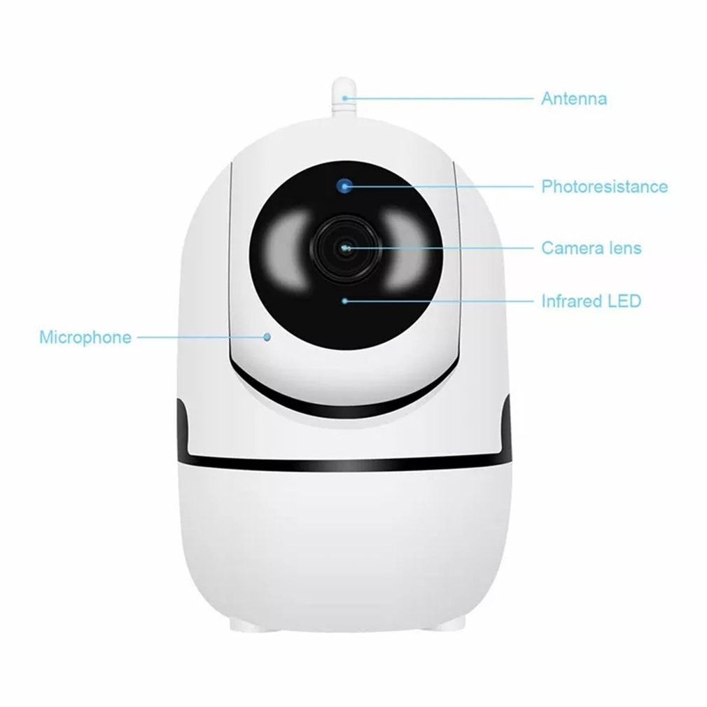 Smart kamera 1080p trådløs wifi infrarød anti-tyveri ip kamera nattesyn intelligent hd overvågningskamera