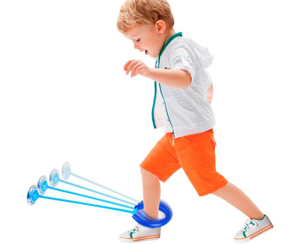 Flash Springen Touw Bal Kinderen Outdoor Fun Sport Speelgoed Led Kinderen Springen Kracht Reactie Training Swing Bal Kind-Ouder games