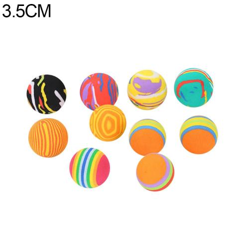 40% Sales! 10Pcs Pet Katten Kitten Kleurrijke Ball Bite Chew Scratch Grappige Spelen Speelgoed Teaser: L