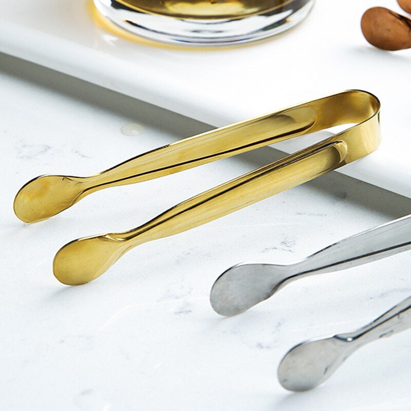 IAXSEE Servierzangen 2 Stück, Gold – 24,1 Cm, Lebensmittelechter Edelstahl, Für Buffet, Salat, Partys