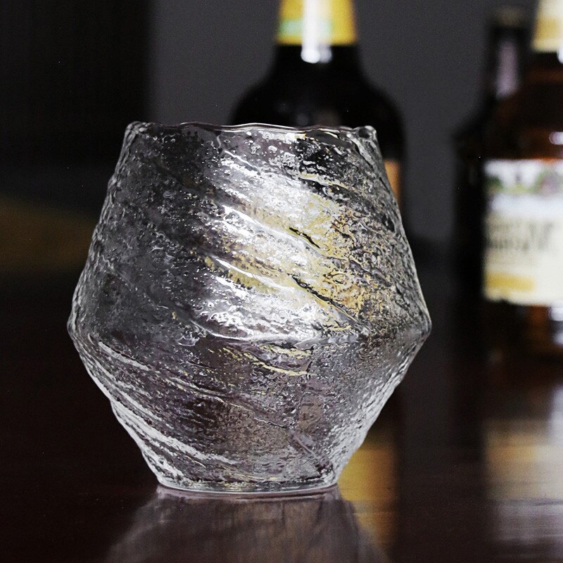 Japanese Handmade Hammered Whiskey Glass Heat-resistant Juice Cup Liquor XO Whisky Crystal Wine Glass Cognac Brandy Snifter