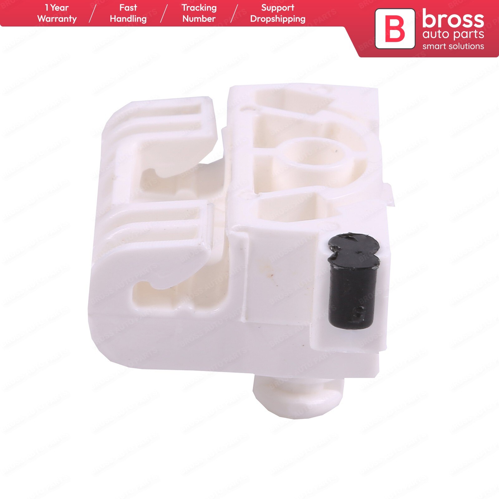 Bross Auto Parts BWR448 Electrical Power Window Regulator Clip Front; left for Renault Clio 3 Fast Shipment Made in Turkey