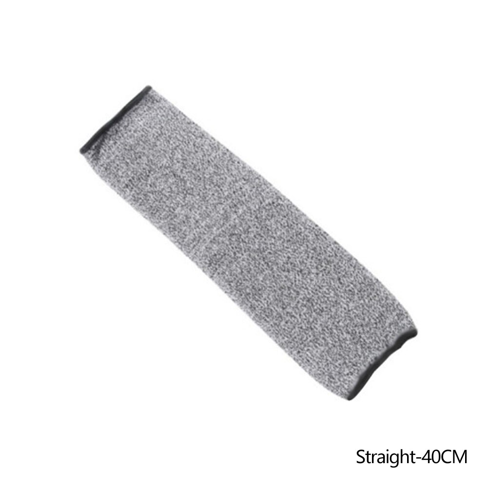 Cut Arm Sleeve Level 5 HPPE Safety Gloves Resistant Anti-Puncture Arm Protection for Construction Automobile Glass Industry: Straight-40CM
