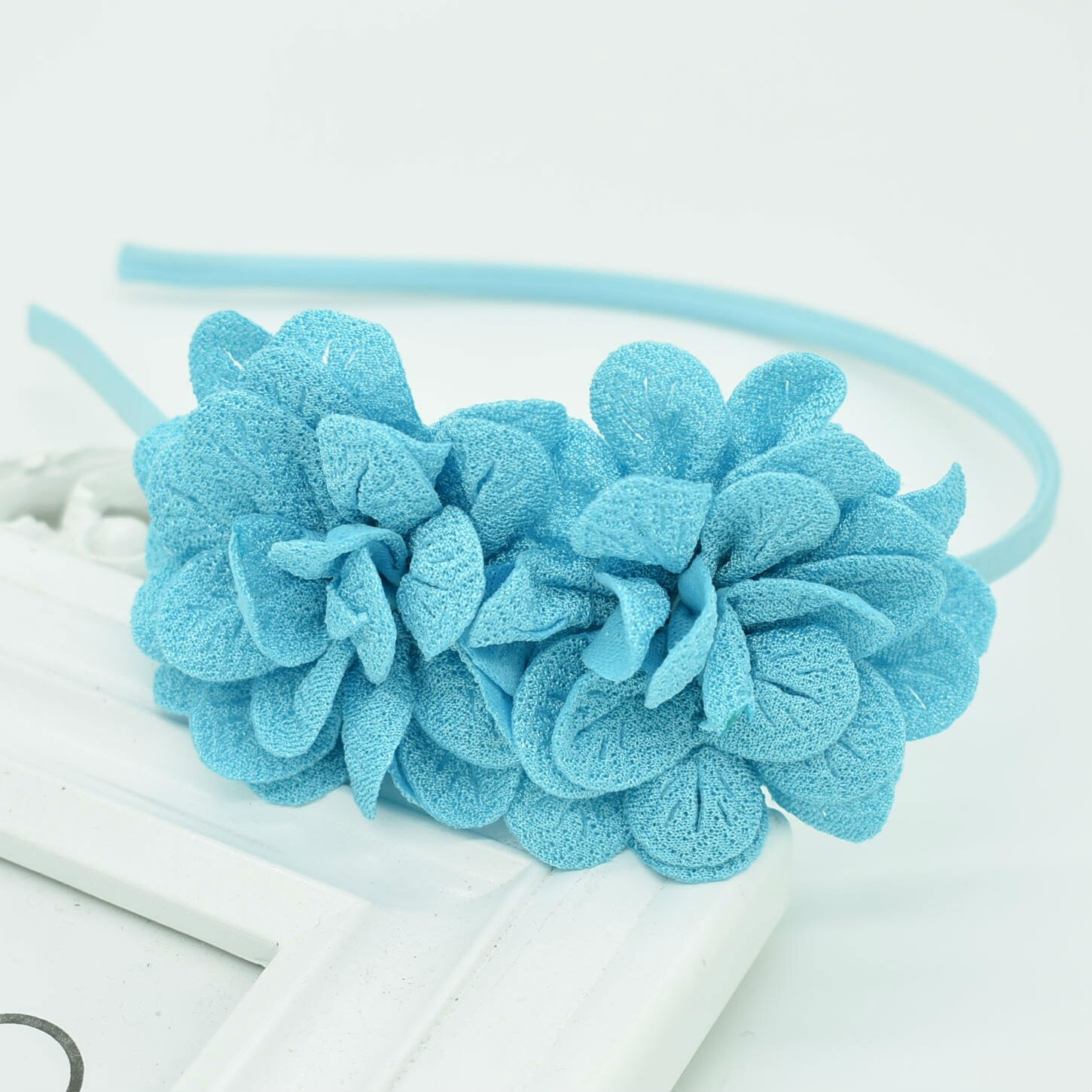 popular Children's Two flower headband headdress girls multicolor hair accessories flower hair band Female pop: V3