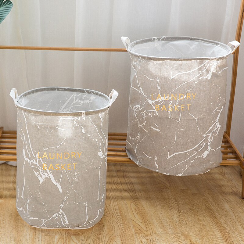 Badkamer Vouwen Wasmand Kamer Organizer Opslag Opvouwbare Wasmand Grote Opvouwbare Wasmand Zak Katoenen Tassen: 35X45CM / B