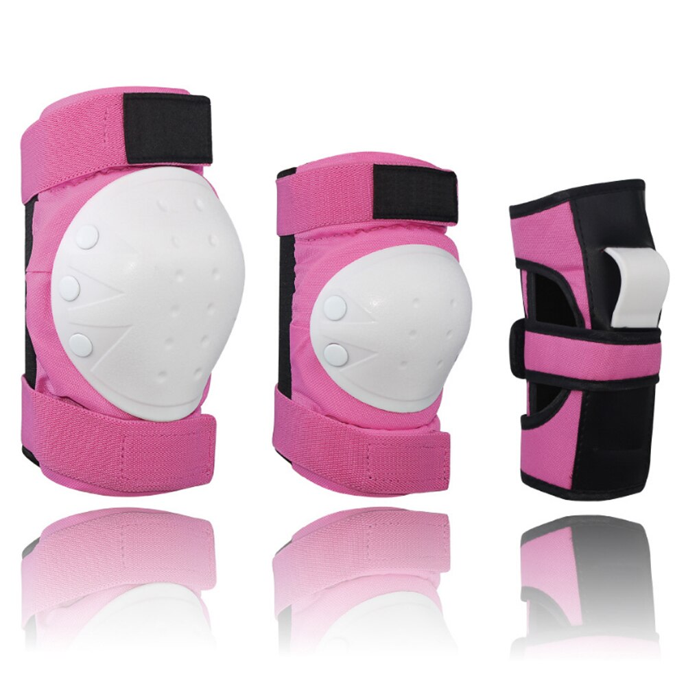 Beschermende Gear Set 7 In 1 Knie Elleboog Pads Pols Guards Helm Multi Sport Veiligheid Bescherming Voor Kinderen Tieners Scooter schaatsen