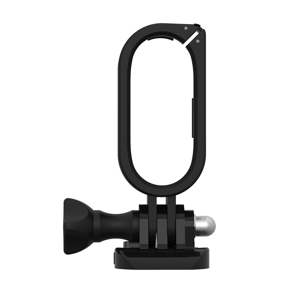 Schutzrahmen 1/4 adapter verstellbare halterung kameraschutzrahmen unsichtbarer stabilisator für insta 360 go 2: Schwarze farbe
