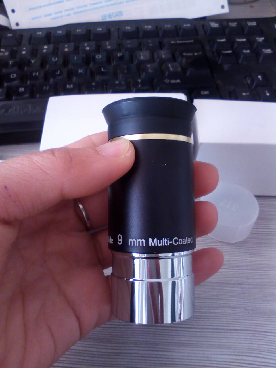 1,25 inch 6 mm 66° ultra-groothoek oculairlens, volledig meervoudig