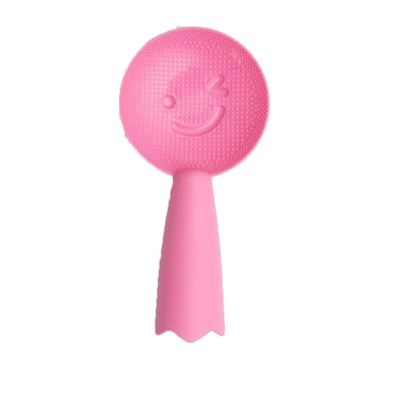Cute Lovely Smile Shaped Standing Cute Rice Paddle Non Stick Spoon for Sales Pink Kitchen Accessories Rice Scoop B: pink