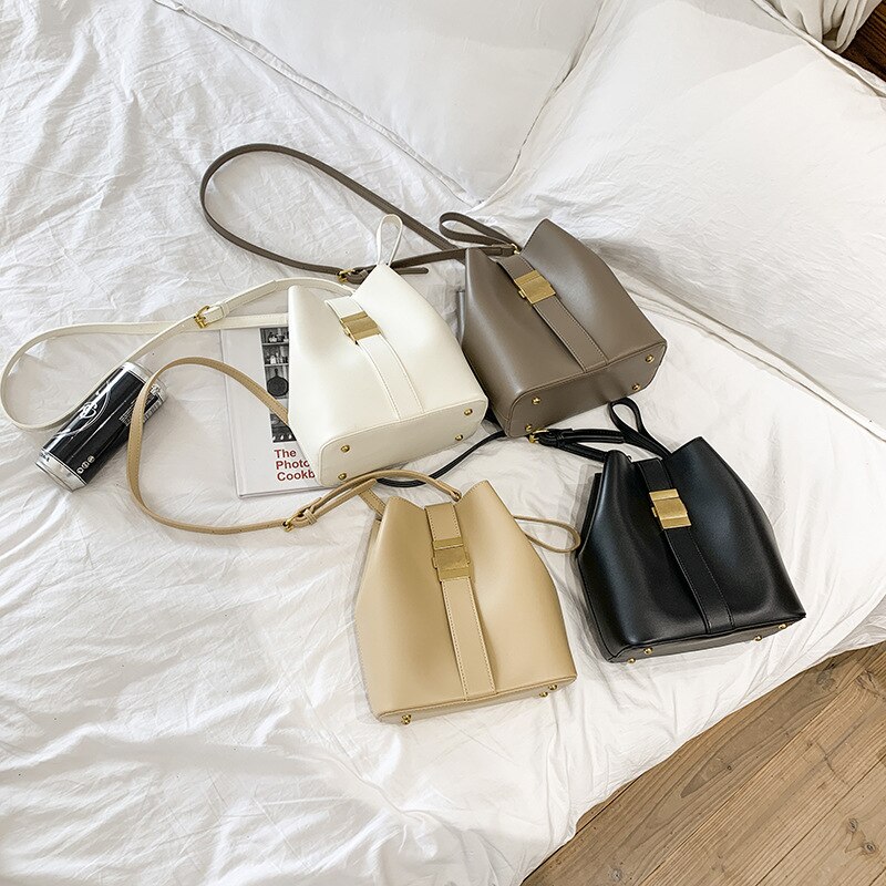 Bucket Bag Women's Spring and Summer Shoulder/Crossbody Bag Simple Different Size Bags